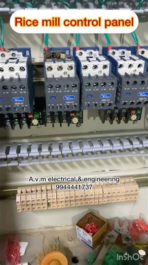 Rice mill control panel #share #shorts #cat #electrical #engineering