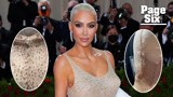 Video shows more damage to Marilyn Monroe dress after Kim's Met Gala outing