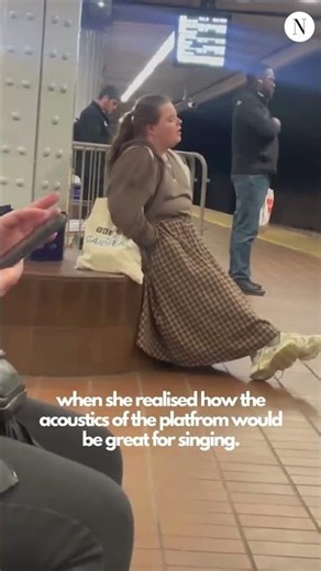 21-year-old goes viral singing Gaelic on a Scottish train platform