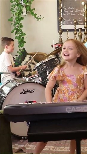 "Hang On Sloopy" by The McCoys #shorts #familyband #coltclarkandthequarantinekids