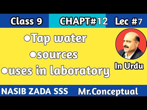 Tap water//Sources//Uses inblaboratory// urdu//hindi//@nasibzadachemistrypoint