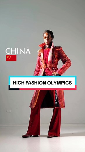 Replying to @alabasterindistries The High Fashion Olympics: the first 15/25 teams. China The blazer underneath the coat is worn with the collar up to parallel a Tanghuang, a traditional Chinese jacket which features the mandarin collar which originated in imperial china, as early as 200BC, the texture and material of the outer coat is to represent the dragon, which is the fifth animal in the Chinese zodiac cycle, which corresponds to the year 2024, the Wood Dragon and the year of the recent Olym