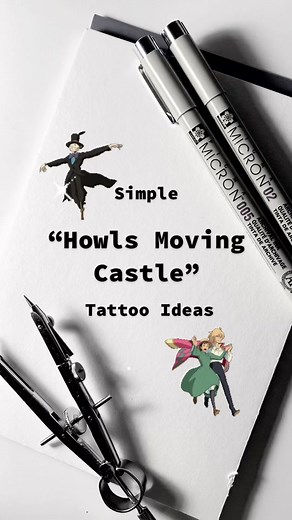 really feel like watching this tonight 🥰 #studioghibli #howlsmovingcastle #calcifer #drawing #foryou #tattooidea #tiktokart #ink