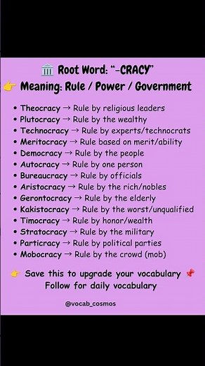 One root word, many powerful meanings. Discover the world of “-cracy” today!
