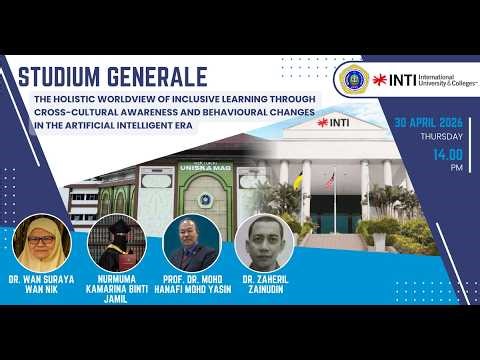 🔴LIVE🔴STUDIUM GENERALE: TRANSFORMING INCLUSIVE EDUCATION