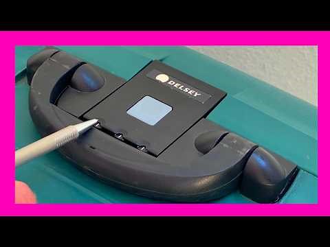Delsey Luggage Lock Reset Instructions: Set your Code in 30 sec. (without TSA 007 lock)