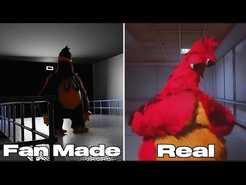 Fan-Made Vs Real Chum Chompkins Design | Poppy Playtime Chapter 5 | Part 4 |
