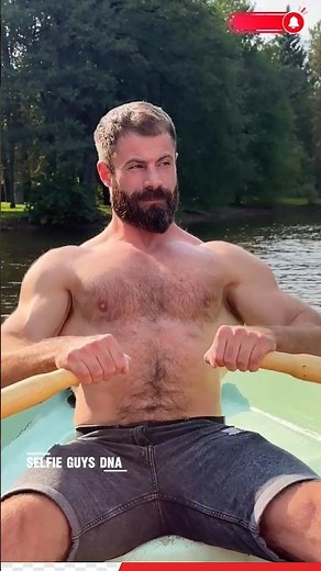 Handsome Guy Strong Physique Perfect Beard And Strength #shorts