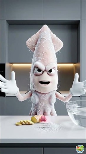 Frozen Squid Tastes Fresh Again #cooking #hack