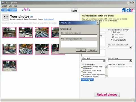 How to Upload a Batch of Photos onto Flickr using the uploader