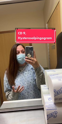 cycle day 9, come with me for my hysterosalpingogram #unexplainedinfertility #ttc #ttcjourney #hysterosalpingography #infertilityjourney