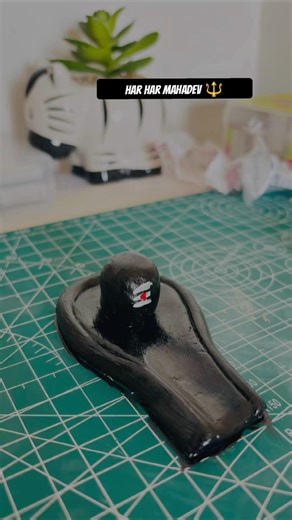 DIY mould it clay shivling 🔱 |Craftopia by Nimya |#shorts #diy #clay