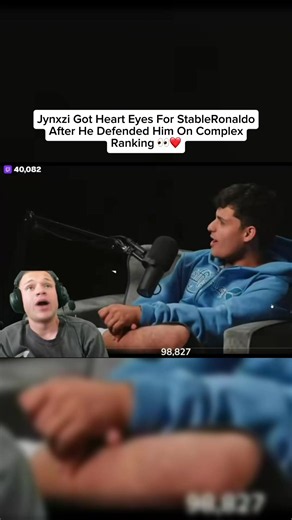 Jynxzi showing mad love to StableRonaldo after he went off on Complex for ranking him 3rd 🔥 ‘If you’re gonna do a streaming list, whoever is making this sh*t just fire them bro they’re doing no research’ 👀❤️ #Jynxzi #StableRonaldo #Complex #Streaming #FYP