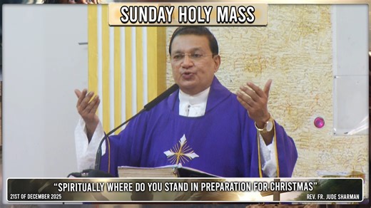 "Spiritually where do you stand in preparation for Christmas" | Sunday Holy Mass - ඉරුදින දිව්‍ය පූජාව A clip from 21st of December Sunday Mass - දෙසැම්බර් මස 21 වන දින ඉරුදින දිව්‍ය පූජාවෙන් ලබා ගත් කොටසකි A Production by QAC Media Unit. Edited by - Francis Remoshan Graphics - Darren Fernando Stream Controller - Francis Remoshan QAC Media Unit On Social https://www.youtube.com/@qacmediaunit https://www.facebook.com/qacmediaunit Watch Full Mass https://www.youtube.com/live/Pvz6_eJ1ass?si=cTPmKCd