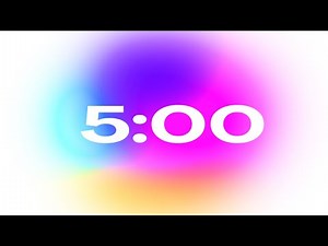 5-Minute Timer • Aesthetic Countdown✨