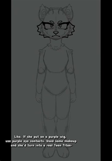 Last part of making my fav characters into furries #art #speeddraw #lutehazbinhotel #fyp #furry
