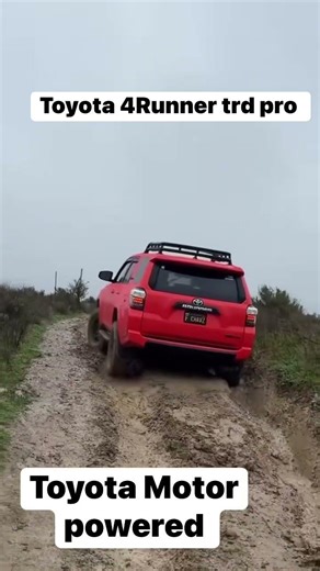 Toyota 4Runner trd pro 2023 #offroad #4x4rwd #toyotatundra #offroadoverland #mud #wheelsinmud