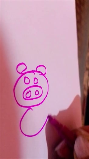 Drawing easy animal 😃💗 #drawings #artwork #coloring #tutorial