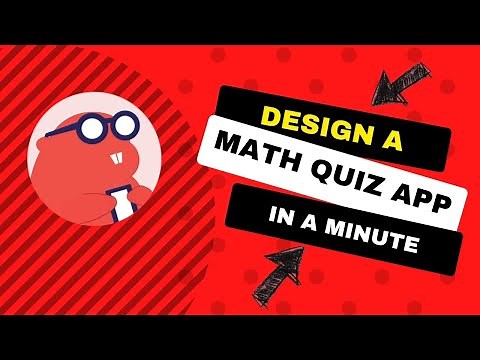 Design a Thunkable Math Quiz App in 1 minute! | codeswept