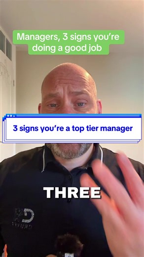 In leadership, the feedback loop from above is often silent. If you’re waiting for a 'pat on the back' from senior leadership, you might be waiting forever. To know if you’re winning, you have to look at your team instead. Here are the 3 signs you’re a top-tier manager. #managertips #management #personaldevelopment #leadership #coach