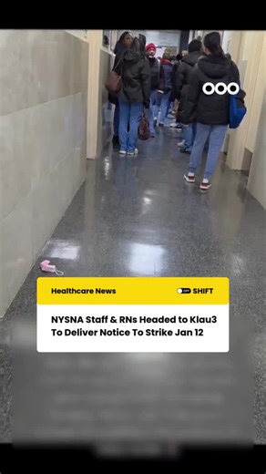 🌃 Night-shift nurses across Montefiore Medical Center joined NYSNA staff to peacefully deliver a 10-day strike notice — with a possible walkout set for January 12, 2026. 🧑‍⚕️ Nurses say the goal is safe staffing and stronger patient-care protections. Some reported pushback at the entrance — but the notice was delivered. The message: Bronx patients deserve better. Bronx nurses deserve better. #OffShiftMedia #NYSNA #NursesOfTikTok #HealthcareWorkers #NurseLife #SafeStaffing #BronxNY #Montefiore 