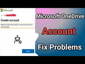 Please Solve The Puzzle So We Know You're Not A Robot Microsoft One Drive Error Fix