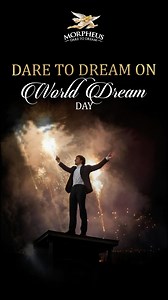 21 reactions | Listen to that whisper in your heart. Dare to get up and chase your Dreams until you make it true. On World Dream Day, Morpheus Dare to Dream celebrates the transforming power of dreams and the dreamers who never give up. MorpheusBrandy #Brandy #MorpheusDareToDream #MorpheusBlue #DareToDream #LargestSellingBrandy #Dreamers #Achievers #DreamDay #HappyDreamDay | Morpheus Dare To Dream | Facebook
