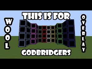 Wool Overlay for GodBridging or Moonwalking Minecraft BedWars