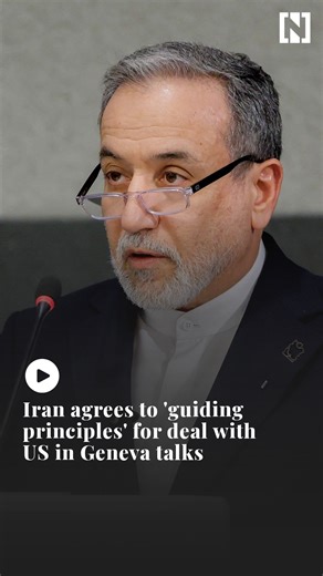 Iranian Foreign Minister Abbas Araghchi has said that the nuclear talks with the US in Geneva have reached an agreement on ‘general guiding principles’ for a deal. | The National