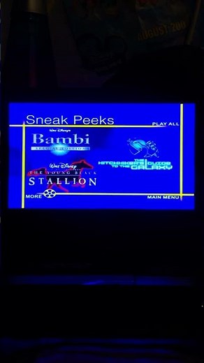 Sneak Peeks Menu from The Princess Diaries 2: Royal Engagement 2004 DVD