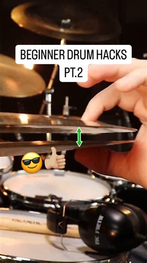 DrumsByDavid | Drummer + Educator on Instagram: "✨ BEGINNER DRUM HACKS… 👇🏼 … Part 2 😎💥👍🏼 Send this to a drummer who needs some help! ✅ Hack 1: Putting your hi-hat clutch at a reasonable distance. I typically put my drumstick inbetween my hats clamp down tighten them that’s my perfect height! 😎 Hack 2: Learn to tune and dampen the drum only when needed rather then over dampening to save a bad tune job! 😎🔥 Hack 3: Tom angle… This one is a beginners favourite and I was guilty of this to! M