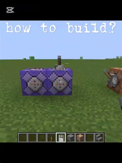 automatic iron door #minecraft