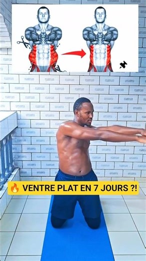 🔥 Perds la Graisse du Ventre en 7 Jours ! Exercice Facile à Faire Chez Toi #Shorts