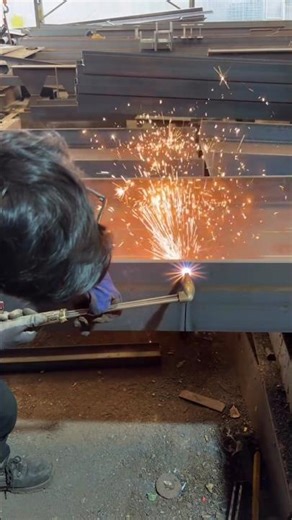 freehand cutting technique using a torch #welding #tools