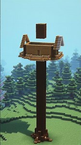 Minecraft Spruce Treehouse 🌲 Full Tutorial Is On My Channel!