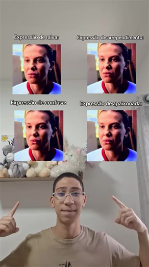 Expressões de Millie Bobby Brown em Stranger Things