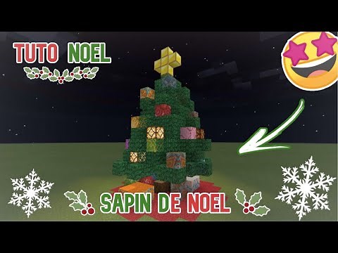 🎄TUTO FAIRE UN SAPIN DE NOEL SUR MINECRAFT 🌟🎁