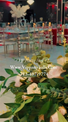 Ready for your next big event? Check out our packages on our website www.vippartyhalls.com or by calling/texting at 713-487-9774
