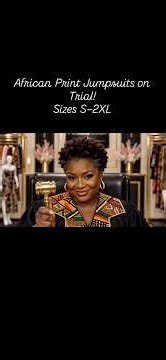 African Print Jumpsuits on Trial! | Sizes S–2XL