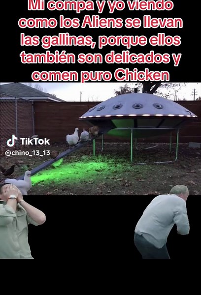 Aliens Eating Chicken Meme