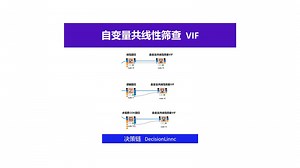 自变量共线性筛查 VIF