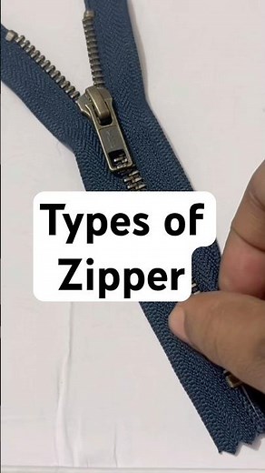 Types of Zippers: Metal vs Coil #shorts