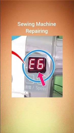 Jack F4 Sewing Machine Repair | E6 Error 6 Problem Repairing #stitch #sewing #shorts