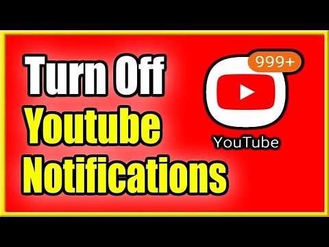 How to Turn Off Youtube Notifications on Android Phone or Desktop PC
