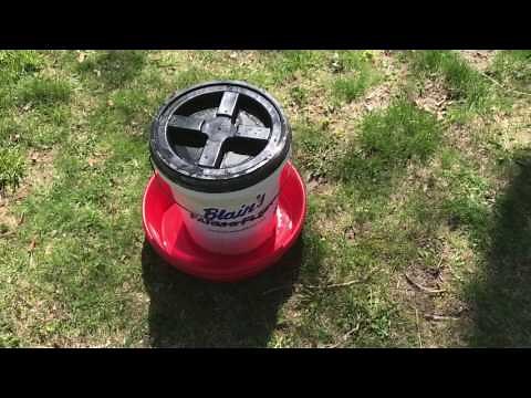 Homemade Chicken Waterer