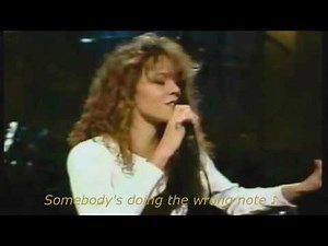 Mariah Carey correcting her backup singers