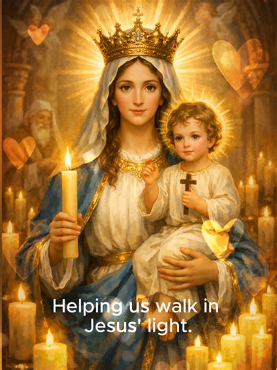 You Are The Light We Hear Him Say Mary & Baby Jesus – Candlemas Song Sing with joy! 🎵 Mary holds the candle, guiding us in God’s love. Perfect for kids & family prayer. 💙🙏 #OurLadyOfCandles 🕯️, #CatholicKids 🎶, #KidsCatholicSongs 🙏, #FaithForKids ⛪, #SingAlong 👧👦, #Candlemas ✨, #MaryAndJesus 💙 🌟 Sing along with us! 🎶 Full video here ➡️ https://youtu.be/e6GFiCjZfDc Like 👍 Share 🔄 Subscribe 🔔 for more Catholic kids songs!