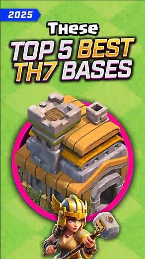 NEW BEST TH7 BASES (War/Trophy/Farming) 😍 TOP 5 Town Hall 7 Base Links for 2025 - Clash of Clans