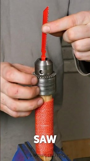 How to make useful mini saw made from the drill 🪚