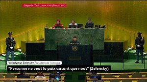 17K views · 456 reactions |  DIRECT - "Si il faut faire pression sur la Russie, il faut le faire maintenant", maintient Volodymyr Zelensky au siège de l'ONU, en avertissant que "l'Ukraine n'est que le premier pays", et que "Poutine veut poursuivre cette guerre en l'étendant". | Franceinfo | Facebook